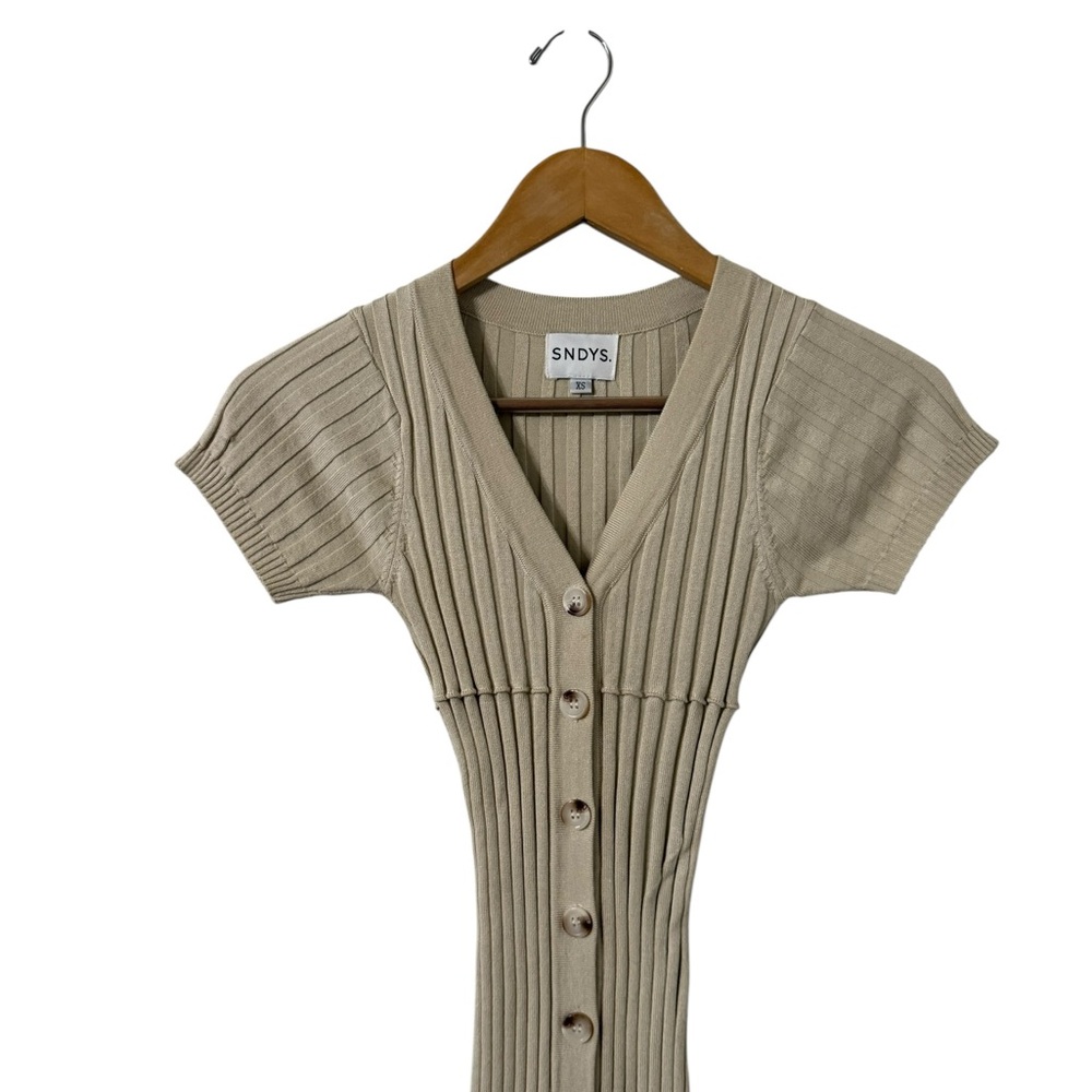 REVOLVE Sndys Nevada Button Down Short Sleeve Mini Dress - Picture 4 of 9